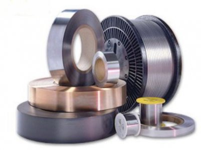 Résistivité de la bande de nichrome dans le tableau du fournisseur Evek GmbH